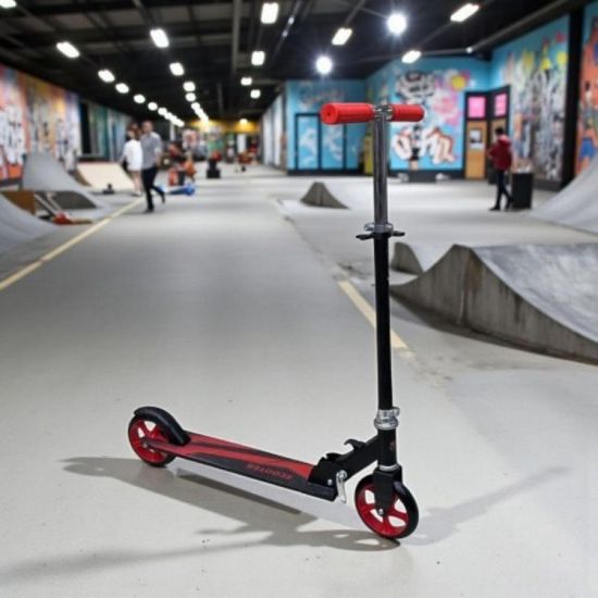 صورة سكوتر أطفال بعجلات ملونة